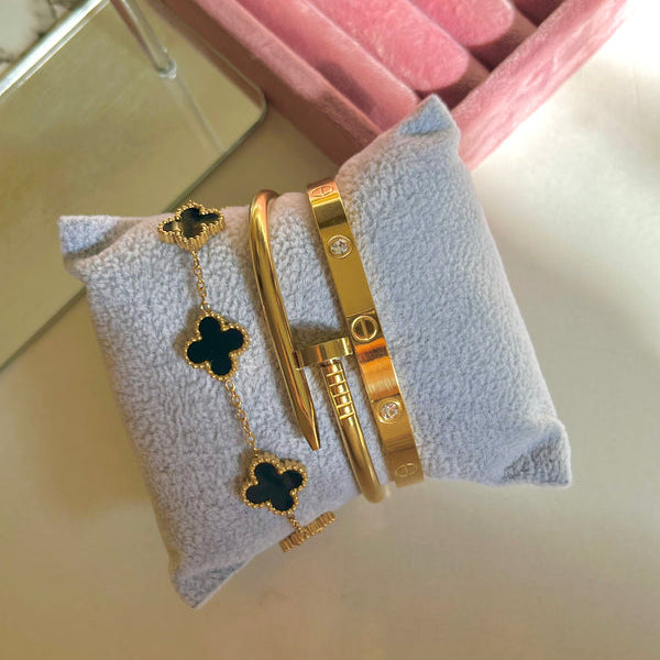 Cartier,Bracelet,Van cleef & Nail bangle set